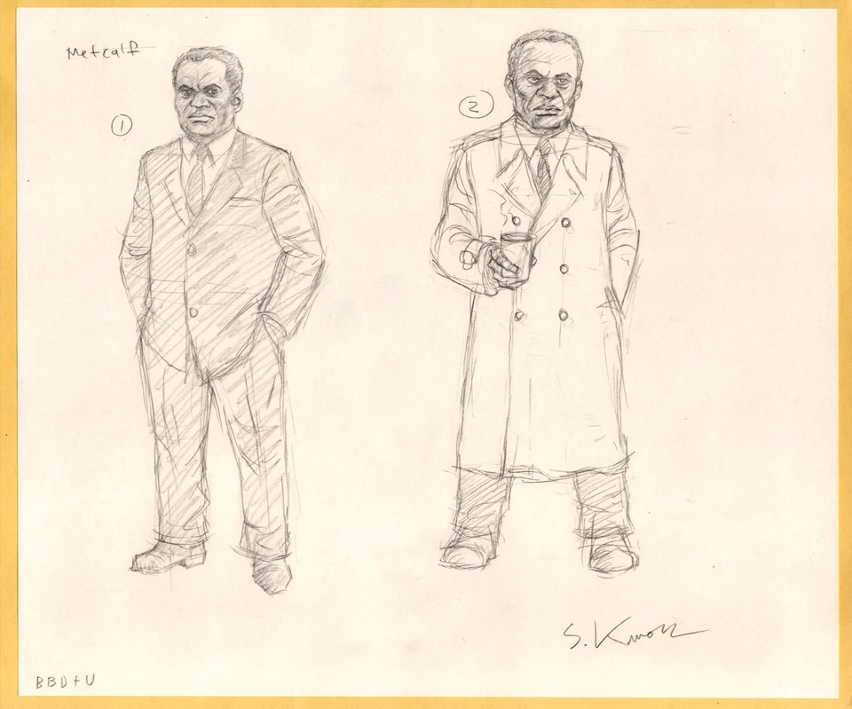 Beavis & Butthead Original Animation Art by Songgu Kwon: Metcalf 1-2 - Image 1 of 1