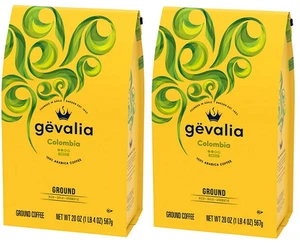 Gevalia Kaffe Colombia Ground Coffee Large Bag 2 Pack - Picture 1 of 2