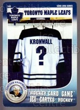 2007-08 Toronto Maple Leafs Hockey Card Game #348 Staffan Kronwall