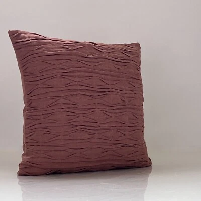 Southern Living Pintuck rust pillow cover - Image 1 of 4