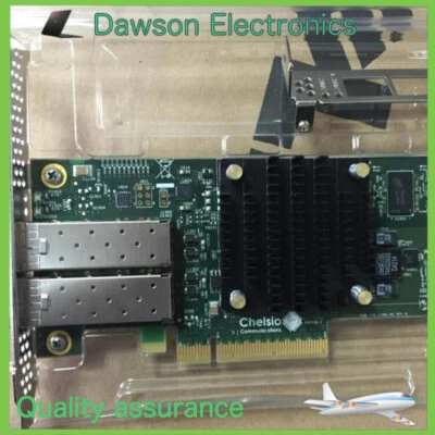 Chelsio T520-CR 2-Port 10GbE  PCIe Unified Wire Adapter Card 110-1160-50 - Image 1 of 3