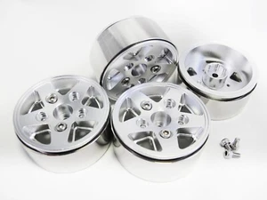5-Spoke 1.9 Heavy Duty Alloy Wheel Rim Set for 1/10 RC Crawlers - 4pcs - Picture 1 of 6