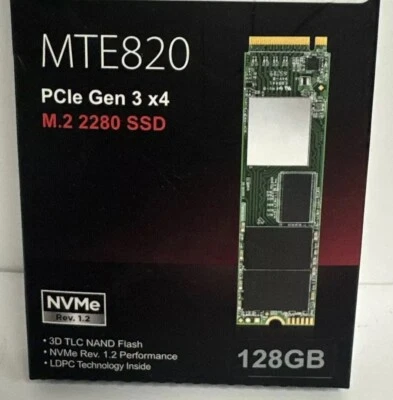 Transcend MTE820 M.2 2280 128GB SSD Solid State Drive - Image 1 of 4