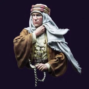 1/10 Harzfigur Büste Modell T.E. Lawrence GK weißes Modell unmontiert unlackiert - Bild 1 von 5