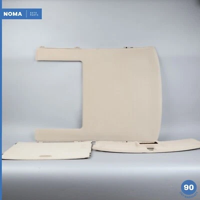 98-00 Lexus LS400 XF20 Top Upper Roof Headliner Cover Panel Trim Set of 3 OEM - Image 1 of 4