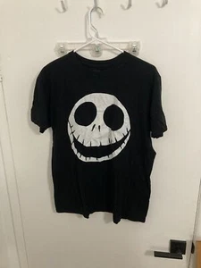 Disney Jack Skellington T-Shirt, Black/White, Large - Picture 1 of 2