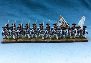 15 mm SYW Guerra de los Siete Años WGS pintado Delfín Francés Infantería Fa51 - Imagen 1 de 11