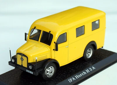 Ifo Horch H3A Furgone Anno 1950-1958 "Posta Tedesca" DDR, Ixo-Modello M. 1:43 - Immagine 1 di 4
