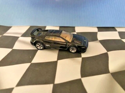 Hot Wheels 2002 First Edition 044 Lotus Espirit Black 5sp Variation Malaysia EX - Image 1 of 2