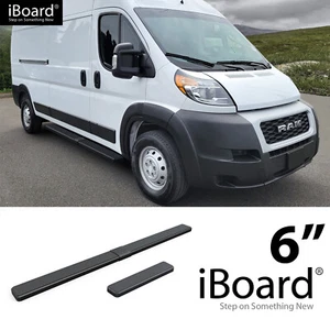 APS Running Board 6in Steel Black Fit Ram ProMaster 136in 159in Wheelbase 14-25 - Picture 1 of 6