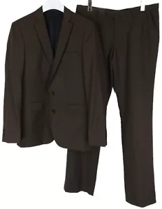 J.Lindeberg Suit Men (EU) 50L / (EU) 52 Single Breasted Notch Lapel Wool - Picture 1 of 15