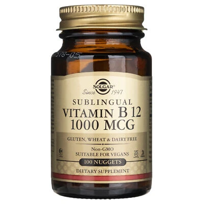 Solgar Vitamine B12 1000 µg, 100 comprimés