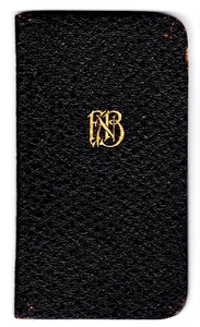 1950 First National Bank Memo Book; notes on investment purchases - Picture 1 of 2