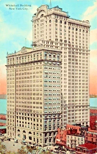 Postkarte NY New York City - Whitehall Gebäude - Antik Vintage 1904 (D4) - Bild 1 von 4