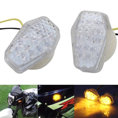 Luz de señal de giro de montaje empotrado transparente para motor para Suzuki GSXS1000F ABS SV1000S 03-07 Foto 1 de 4