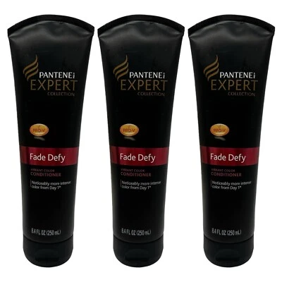 3 Pack Pantene Expert Fade Defy Vibrant Color Conditioner 8.4 oz Shine RARE - Image 1 of 4