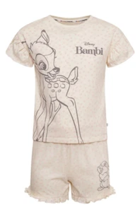 Bambi kurzer Kinder Mädchen Schlafanzug - perfekt für den Sommer - Kinderpj's - Bild 1 von 4