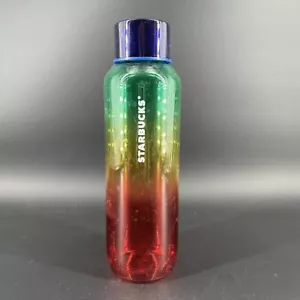 Starbucks 20 Oz Rainbow Ombre Glasflasche 2022 Pride - Bild 1 von 6