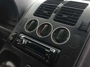 Per Mercedes Vito 638 96-03 Alluminio Anello Ventilazione Anelli Cromati 3 pezzi - Picture 1 of 7
