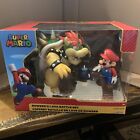 World Of Nintendo ~ Bowser's Lava Battle Set ~ Mario, Bob-Omb & Bowser - Jakks