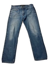 Express Jeans Mens 32x34 Blue Blake Loose Fit Straight Leg Denim