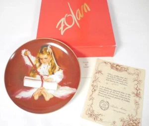 Pemberton & Oakes 10,25" Weihnachtsteller "Ein Geschenk für Laurie" (1981) Zolan - Bild 1 von 9