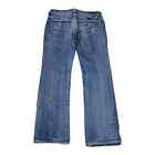 Diesel Jeans Womens 29x32 Blue Bebel Distressed Straight Leg Made In Italy