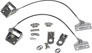 Tailgate Pivot Latch Assembly Fiberglass Body Stainless for Jeep CJ 76-86 Kentro - Bild 1 von 3