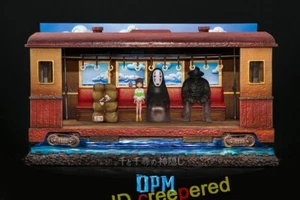 OPM Spirited Away ogino chihiro No Face man Train Resin Model Painted statue - Picture 1 of 9