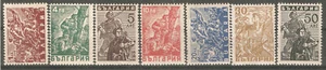 Bulgaria 1946 conjunto de soldados partisanos MNH ** OG VF - Imagen 1 de 1