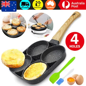 Mini Fried Egg Pancake Burger Pan Non Stick Breakfast Egg Maker Pan Cookwares OZ - Picture 1 of 11