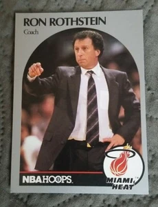 1990-91 Hoops Miami Heat Basketball Card #318 Ron Rothstein CO - Picture 1 of 2
