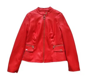 GUESS giubbino giubbotto giacca corta donna W92L37W9VO0-G512 rosso tg. M - Bild 1 von 3