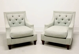 BAKER Thomas Pheasant Max Tufted Club Chairs - Pair - Picture 1 of 14