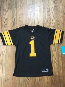 New NWT Missouri Tigers Jersey #1 Youth Boys Size L Large 14/16 - Picture 1 of 10