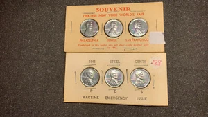 1943 1c P/D/S sets Steel Pennys - Picture 1 of 15