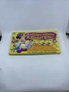 Whitman Publishing 1979 : Jr. Rummy Royal - Mickey Mouse Edition - For Beginners - Picture 1 of 10