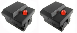 DOS interruptores de llave de panel frontal de repuesto con LED para reverberación AMS RMX16 - Imagen 1 de 2