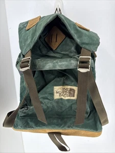 ZAINO NORTH FACE VINTAGE anni 70 telaio interno *ETICHETTA MARRONE* *FONDO PELLE* - Foto 1 di 6