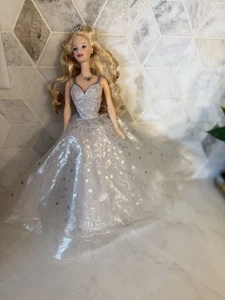 Mattel 2001 Holiday Celebration blonde Barbie Puppe Special Edition - Bild 1 von 7