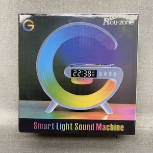 Smart Light Sound Machine Multifunctional Wireless Charger Sleep Aid Alarm - Picture 1 of 4