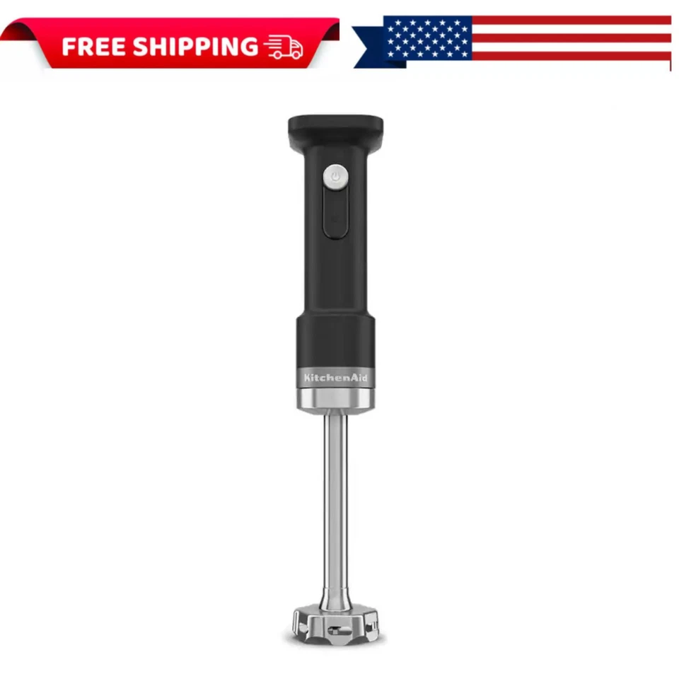 KitchenAid - Batidora de mano inalámbrica Go multivelocidad 180W a batería - Negra Foto 1 de 4