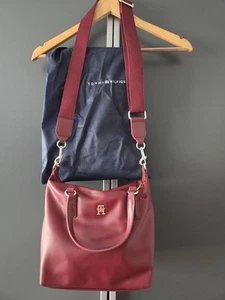 Tommy Hilfiger Handtasche / Tote Bag / Damentasche / NEU / Rot / Bordeaux Red - Bild 1 von 10