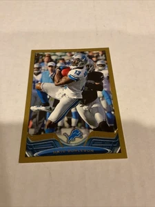 Nate Burleson Lions 2013 Topps Gold #204 165/2013 - Picture 1 of 4