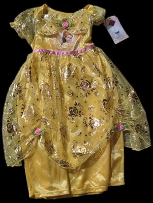 Disney Princess Belle Costume Dress, Size 2T, Beauty and the Beast Dress Up - Image 1 of 2