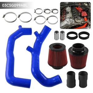 Cold Air Intake Kit For BMW N54 135i 335i 335xi 535i 535xi Z4 E82 E88 07-12 Blue - Picture 1 of 11