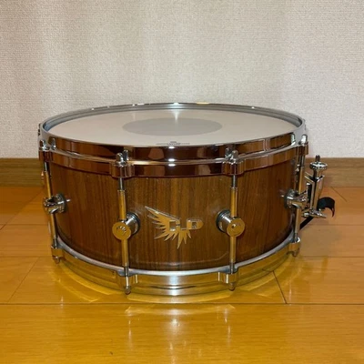 HENDRIX DRUMS Solid Stave Shell American Black WALNUT Hendrix 14 inch snare - Image 1 of 4