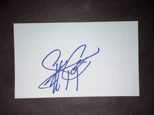 Tarjeta índice firmada 3x5 Sammy Gervacio, ASTROS (debut 2009) (HS) - Imagen 1 de 1