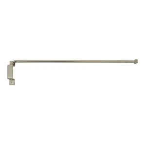 Innovative Brent Swing Arm Window Curtain Rod Nickel - 1/2 Rod Diameter Fits W - Picture 1 of 6