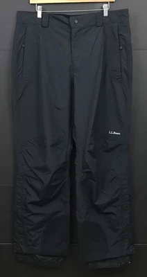LL Bean Men's Black Snow Pants Waterproof Insulated Ski Snowboard Size L - Image 1 of 4